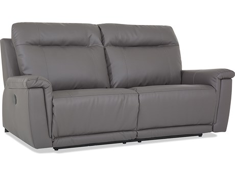 Palliser Westpoint Leather Upholstery Console Loveseat with Cupholder