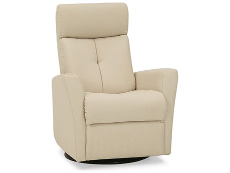 Palliser Prodigy Leather Upholstery Swivel Glider Power Recliner with Power Headrest