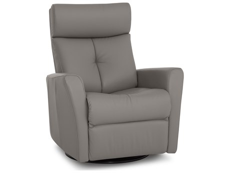 Palliser Prodigy II Leather Upholstery Swivel Glider Power Recliner with Power Headrest