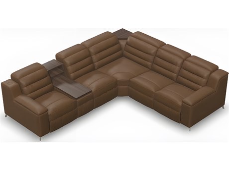 Palliser Lotus Leather Upholstery Upholstered Sectional Sofa