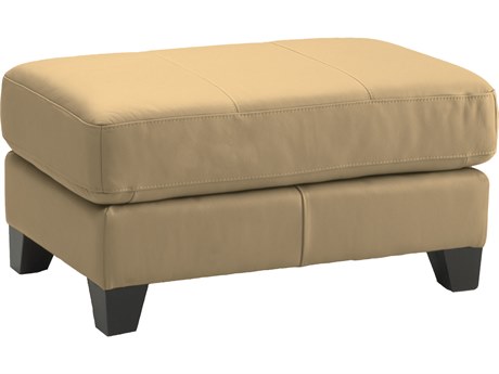 Palliser Juno Rectangular Espresso Leather Upholstery Ottoman