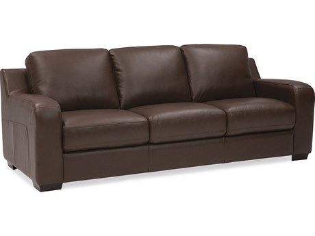 Palliser Flex Espresso Leather Upholstery Sofa