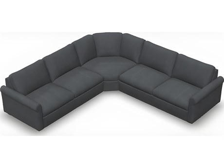 Palliser Madison Roll Arm Leather Upholstery Sectional Sofa