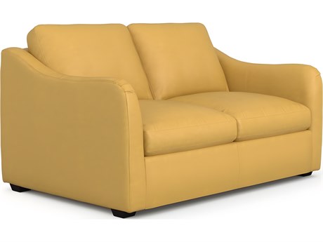 Palliser Madison Modern English Arm Leather Upholstery Loveseat