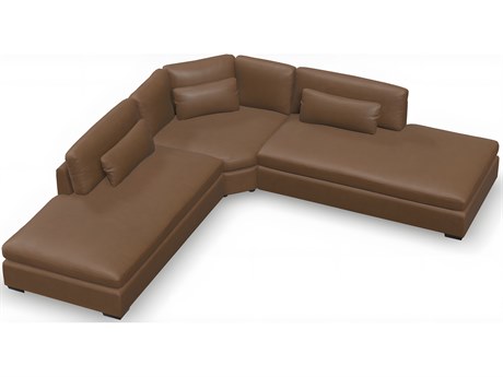 Palliser Ensemble Max Track Arm Leather Upholstery Upholstered Sectional Sofa