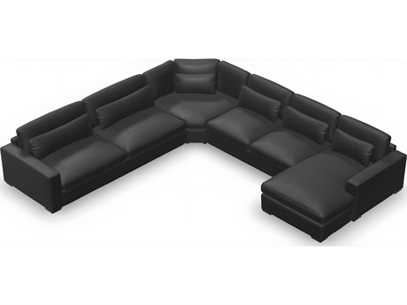 Palliser Ensemble Max Track Arm Leather Upholstery Upholstered Sectional Sofa