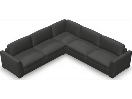 Palliser Ensemble Max Angle Arm Leather Upholstery Sectional Sofa