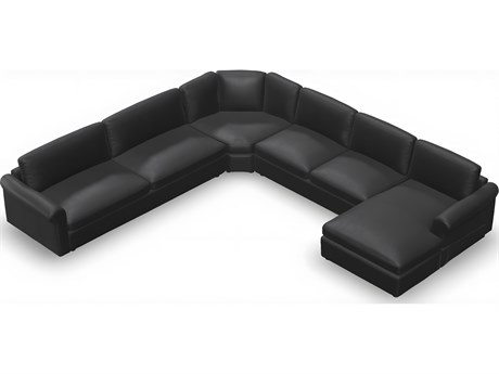 Palliser Ensemble Max Roll Arm Leather Upholstery Upholstered Sectional Sofa