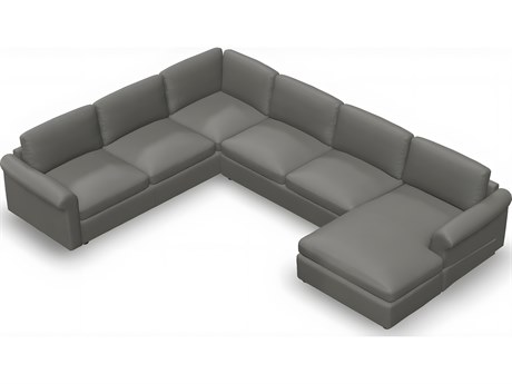 Palliser Ensemble Max Roll Arm Leather Upholstery Upholstered Sectional Sofa