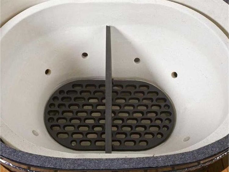 Primo Cast Iron Firebox Divider for Oval LG 300 PMPG00344