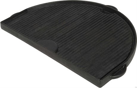 Primo Cast Iron Griddle for Oval XL 400, Flat and Grooved Sides