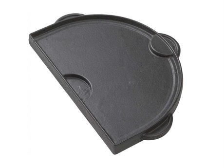 Primo Cast Iron Griddle for Oval JR 200 | Flat and Grooved Sides