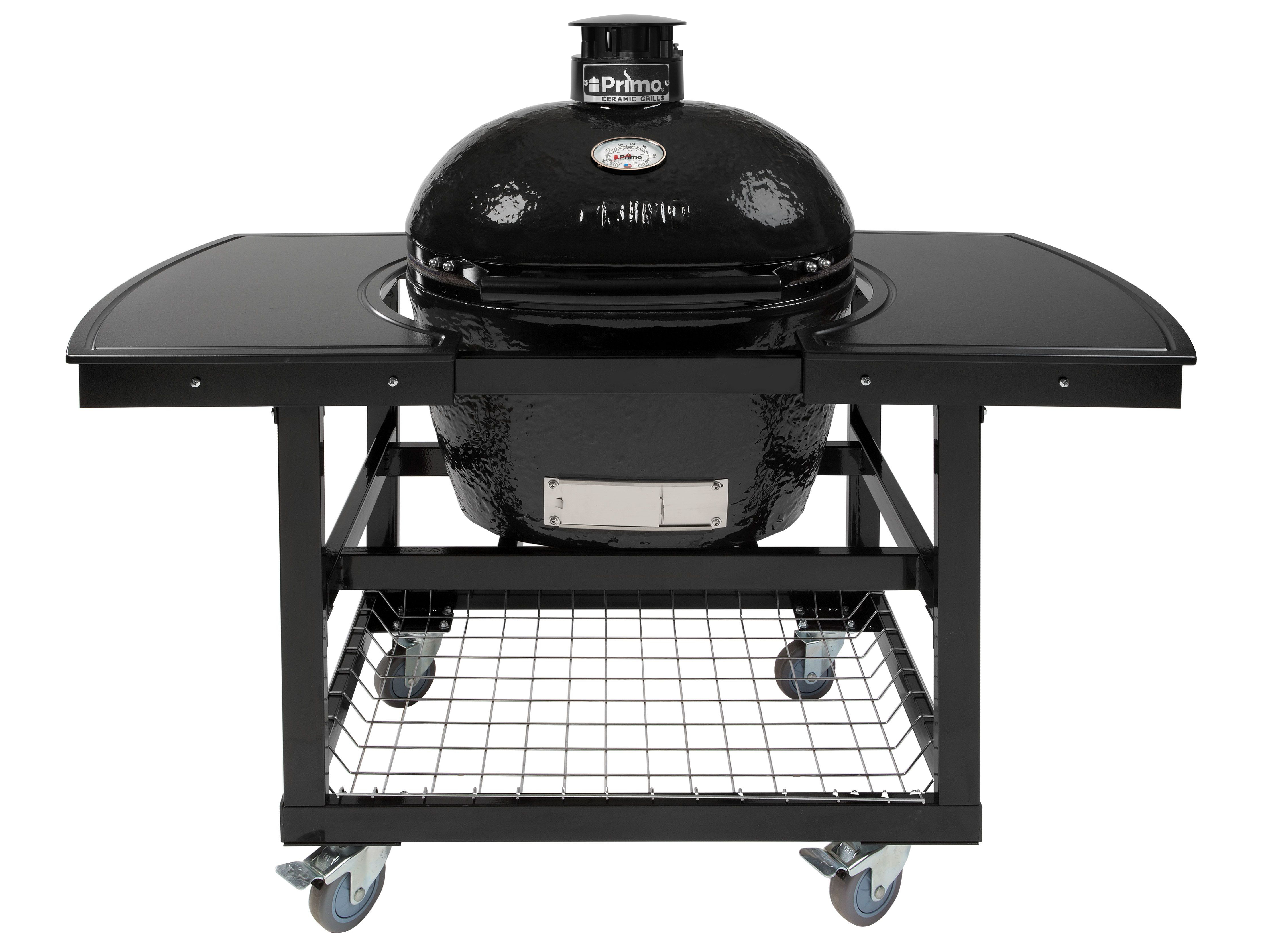 woonadres Consequent Huiswerk maken Primo Oval XL Jack Daniels Edition Charcoal Grill with Cart and Island Top  | PMPGCXLHJPG00311PG00368