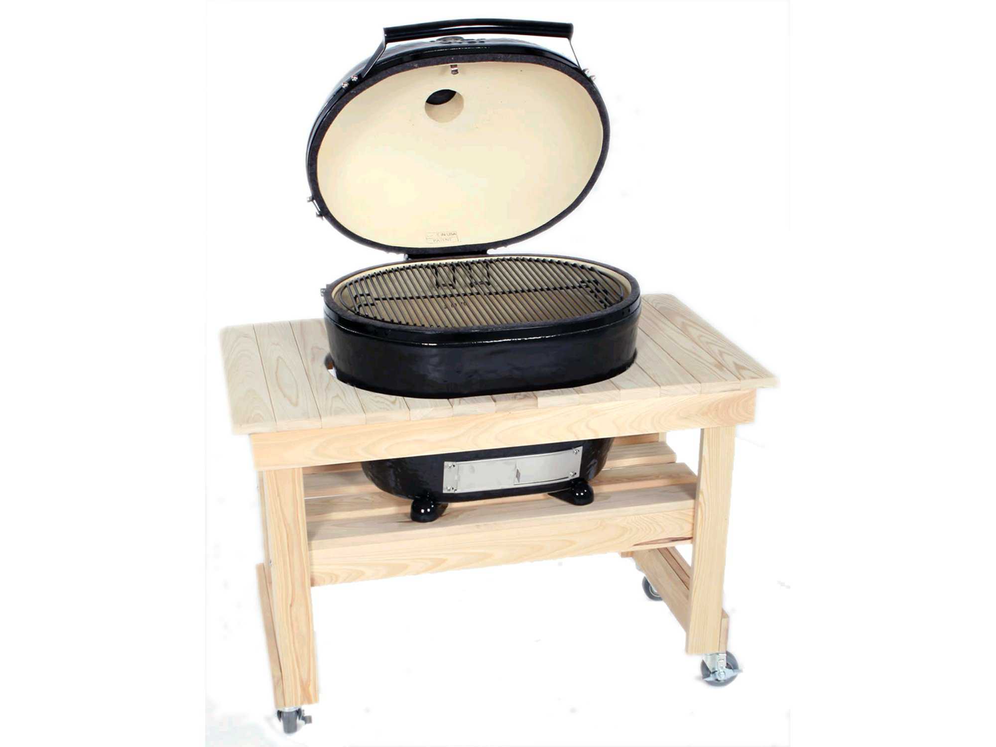 Primo Oval 400 Xl Ceramic Smoker Grill In Compact Cypress Table Prxlcompact,Full Grown Wallaby Pet