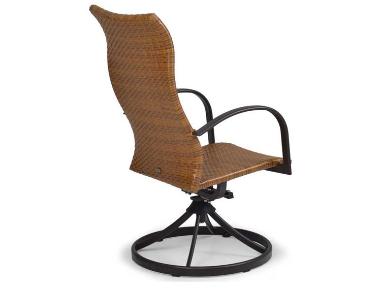 Watermark Living Cape Town Aluminum High Back Swivel Tilt Dining Arm