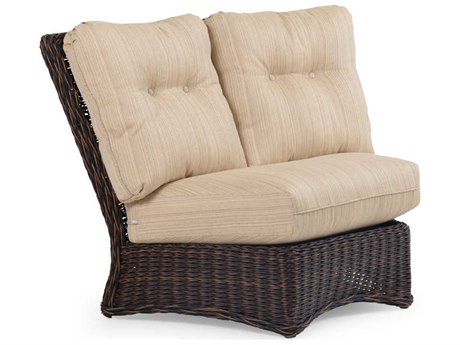 Watermark Living Riverside Wicker 45 Degree Corner Lounge Chair