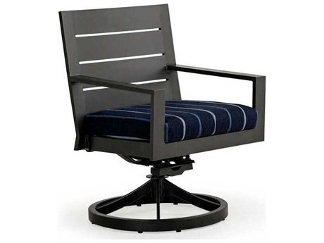 Watermark Living Santorini Aluminum Swivel Tilt Arm Dining Chair
