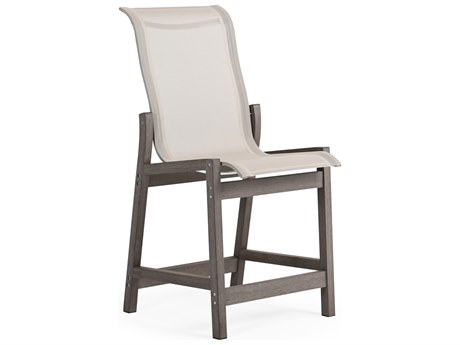 Watermark Living Miramar Teak Sling Counter Chair