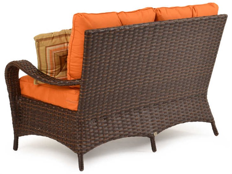 Palm Springs Rattan Alexandria Wicker Loveseat | PS6002