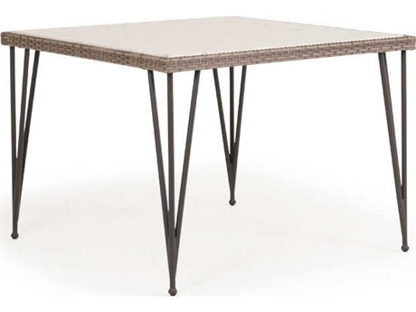 Watermark Living Augusta Wicker 39'' Square Dining Table
