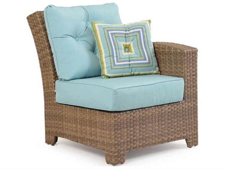 Watermark Living Quick Ship Seaside Wicker Right Arm Facing Patio Lounge Chair