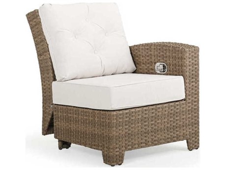 Watermark Living Seaside Wicker Right Arm Facing Reclining  Lounge Chair