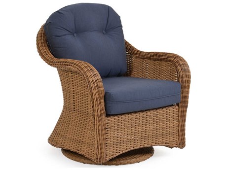 Watermark Living Edenton Wicker Swivel Glider Lounge Chair