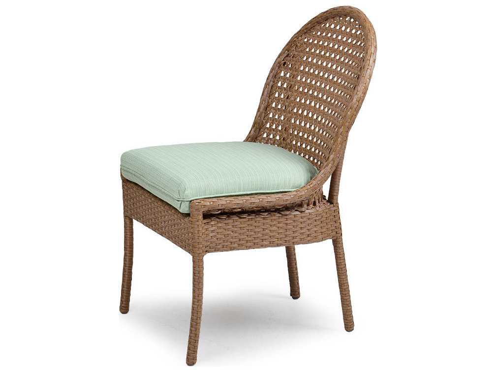 Palm Springs Rattan 6700 Series Dining Side Chair w/ Seat Cushion | 6711