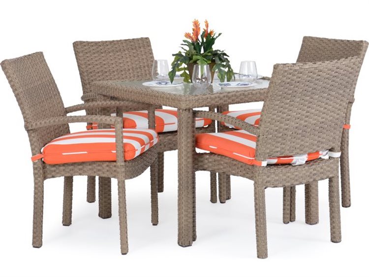 Watermark Living Seaside Wicker Dining Set