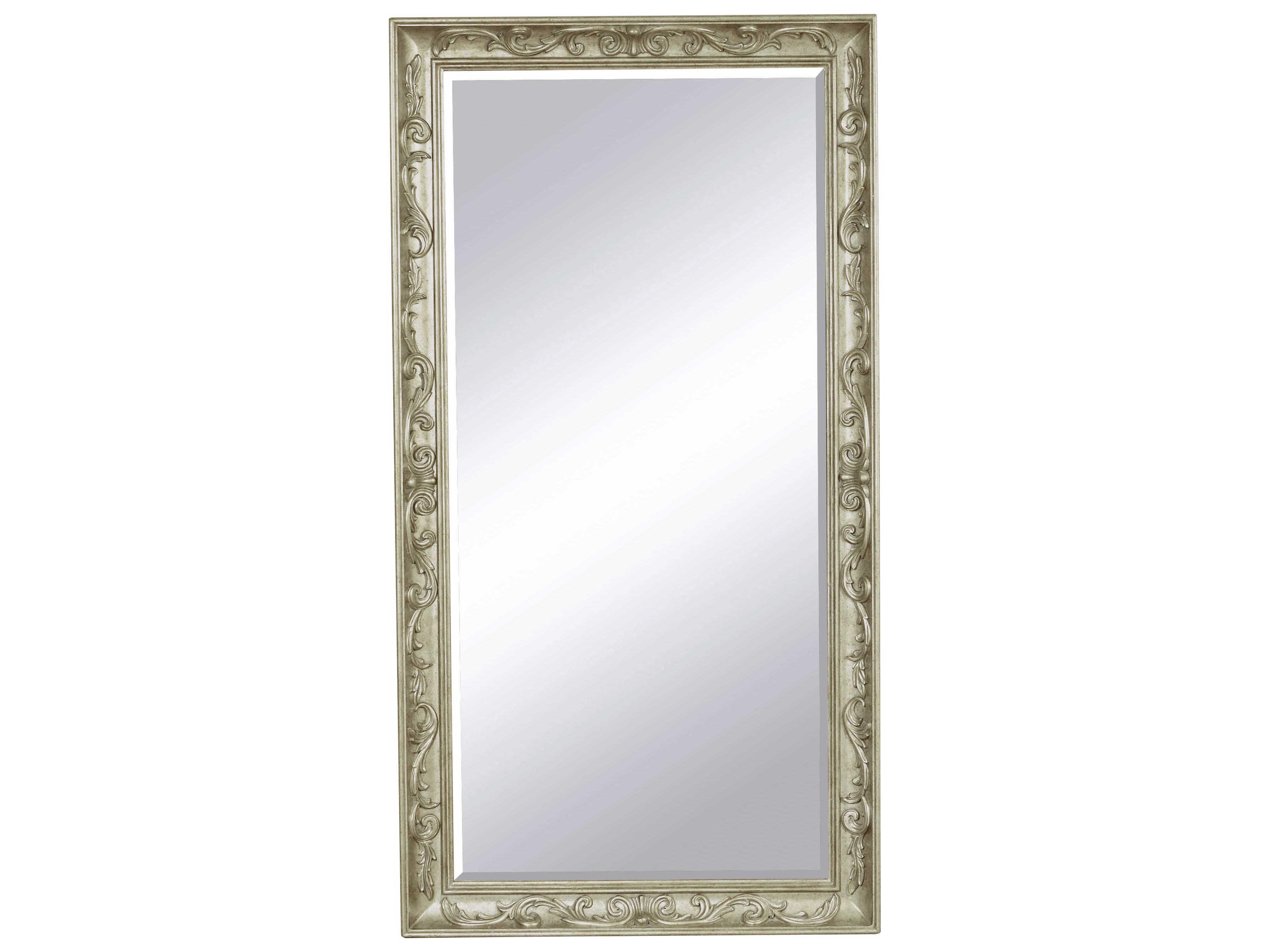 Decorative Mirrors Mirror Decor For Luxedecor Pulaski Rhianna Silver 42 W X 80 H Rectangular Mirror Floor