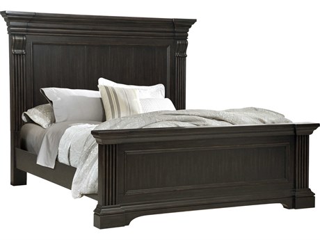 Pulaski Caldwell Brown Acacia Wood Queen Panel Bed