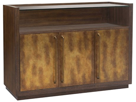 Pulaski Rubberwood Brown Bar Cabinet