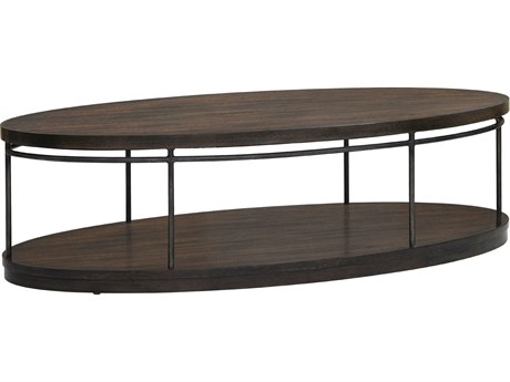 Pulaski Oval Wood Brown Coffee Table