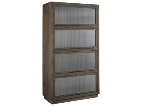 Pulaski Accents Mango Wood Dark Brown Display Cabinet