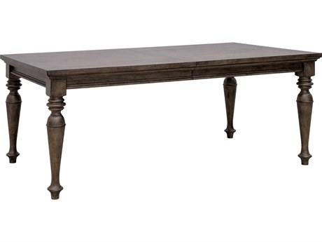Pulaski Woodbury Rectangular Cowboy Boots Brown Dining Table