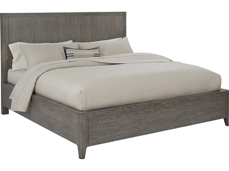 Pulaski Griffith Light Wood Gray Oak California King Panel Bed