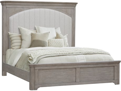 Pulaski Abbotts Glen Windmill Grey Oak Wood California King Panel Bed