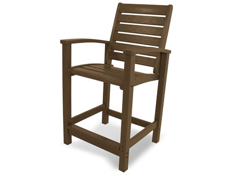POLYWOOD® Signature Recycled Plastic Counter Chair