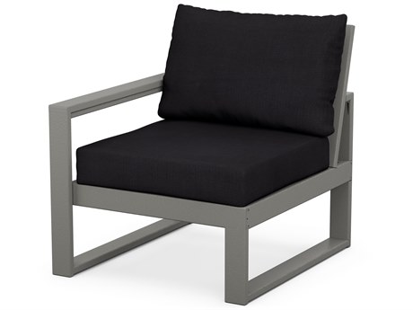 POLYWOOD® Edge Recycled Plastic Modular Left Arm Lounge Chair