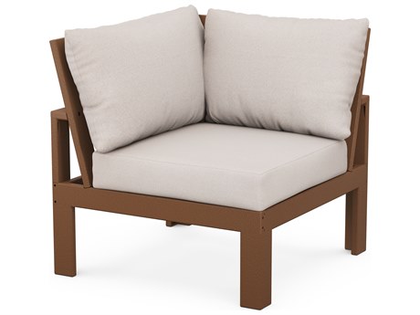 POLYWOOD® Edge Recycled Plastic Corner Lounge Chair