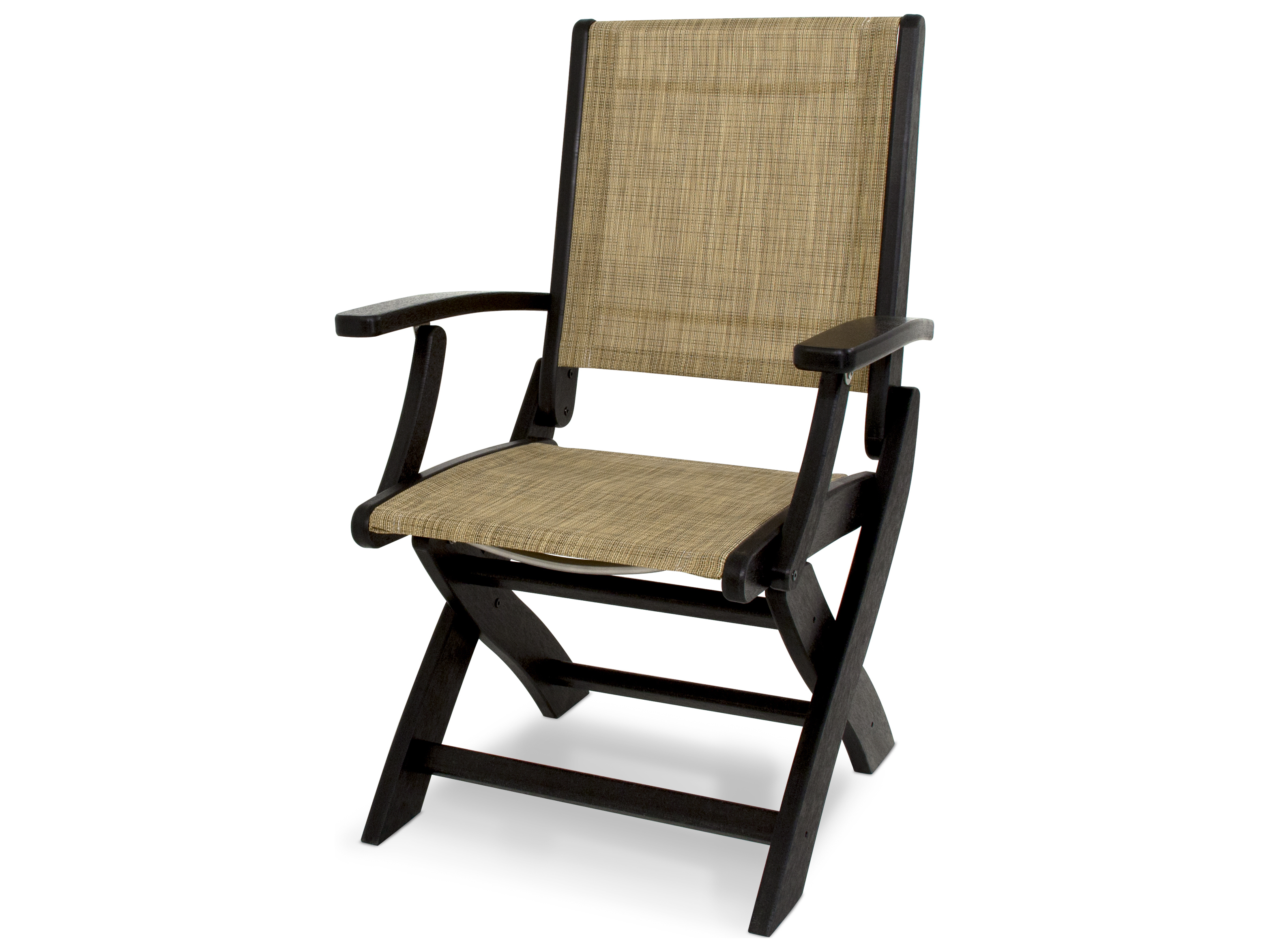 POLYWOOD Coastal Recycled Plastic Folding Chair PW9000   PW900015 Zm 