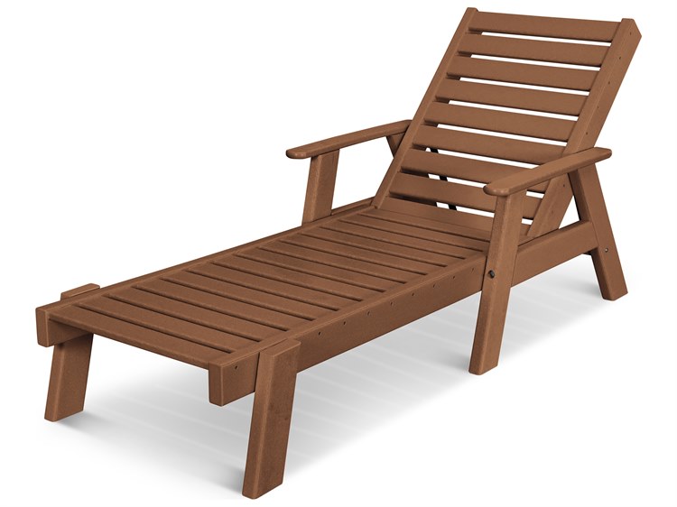 POLYWOOD® Captain Arm Chaise Lounge Set Replacement Cushions