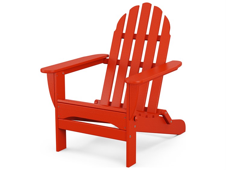 POLYWOOD® Classic Adirondack Recycled Plastic Folding Chair | PWAD5030