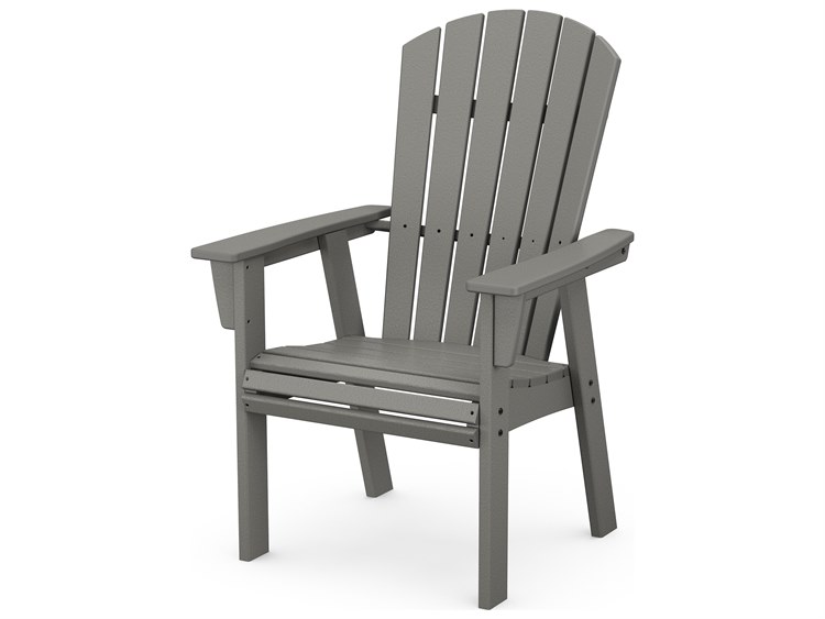 POLYWOOD® Nautical Recycled Plastic Adirondack Dining Chair