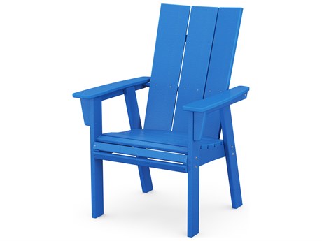 POLYWOOD® Modern Recycled Plastic Adirondack Dining Chair
