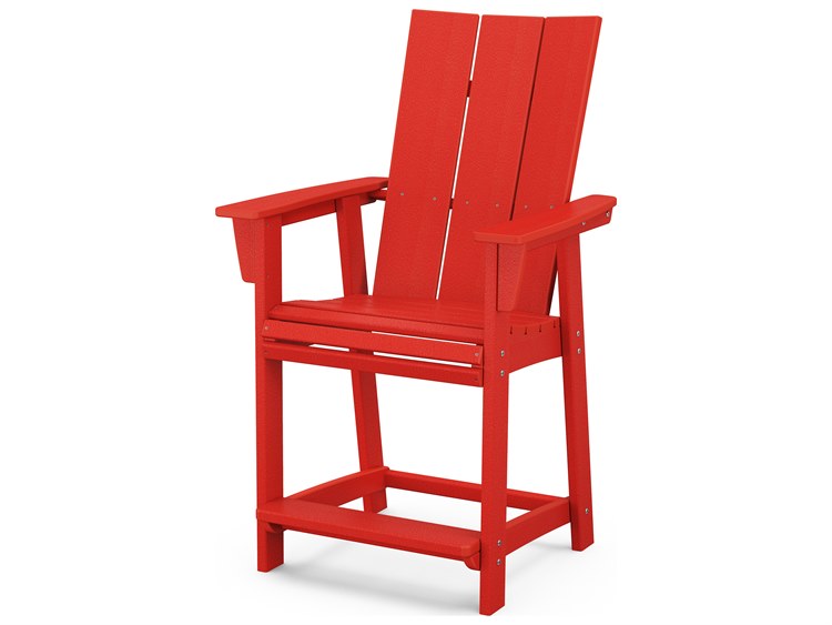 POLYWOOD® Modern Adirondack Counter Chair Seat Replacement Cushion