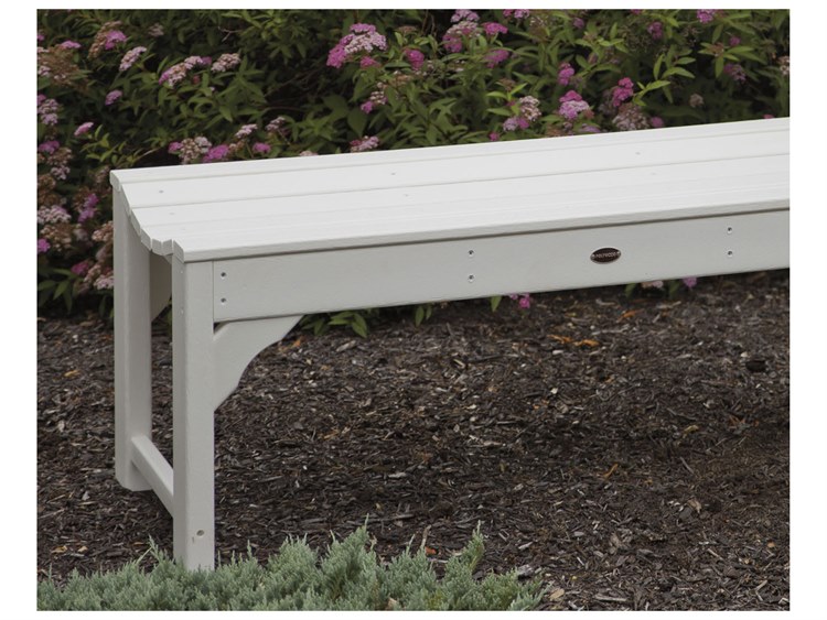 POLYWOOD® Traditional Garden Recycled Plastic Side Outdoor Bench | PWBAB148