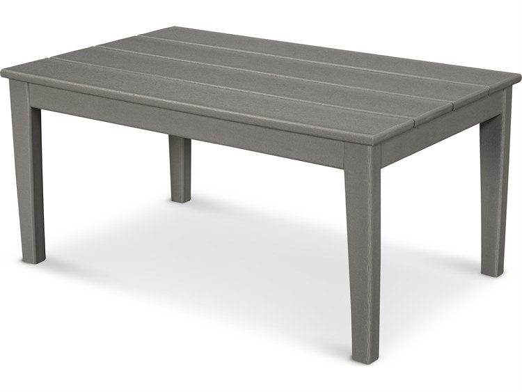 POLYWOOD® Newport Recycled Plastic Rectangular Patio Coffee Table