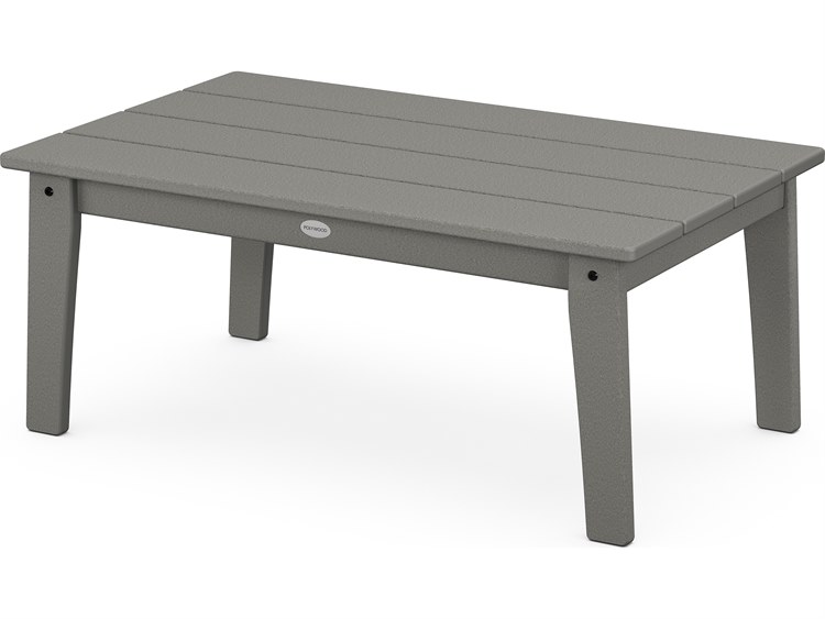 POLYWOOD® Lakeside Recycled Plastic 36''W x 22''D Rectangular Coffee Table