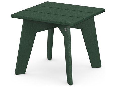 POLYWOOD® Riviera Modern Recycled Plastic 16.5'' Square Side Table
